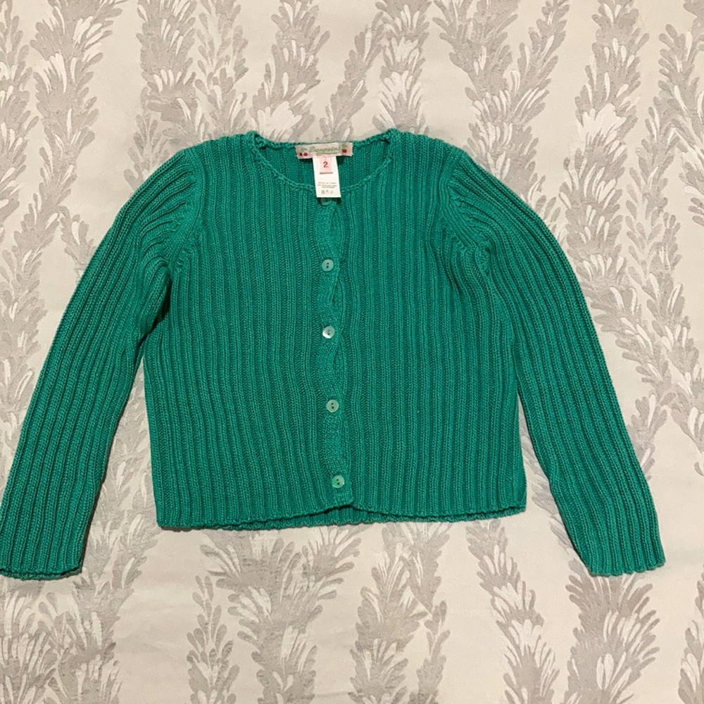 Bonpoint ribbed cardigan 2 years